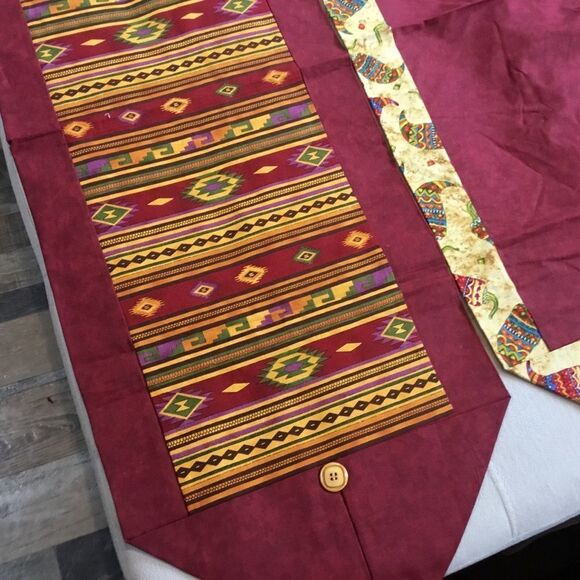 NWT Hand Crafted Set of 2 Table Runners - Picture 3 of 12